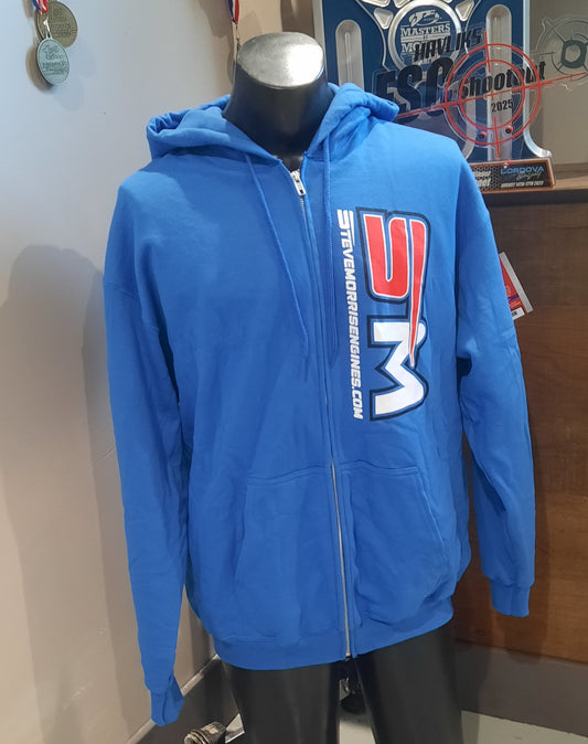 SM Logo Zip Up Hoodie - Blue or Black