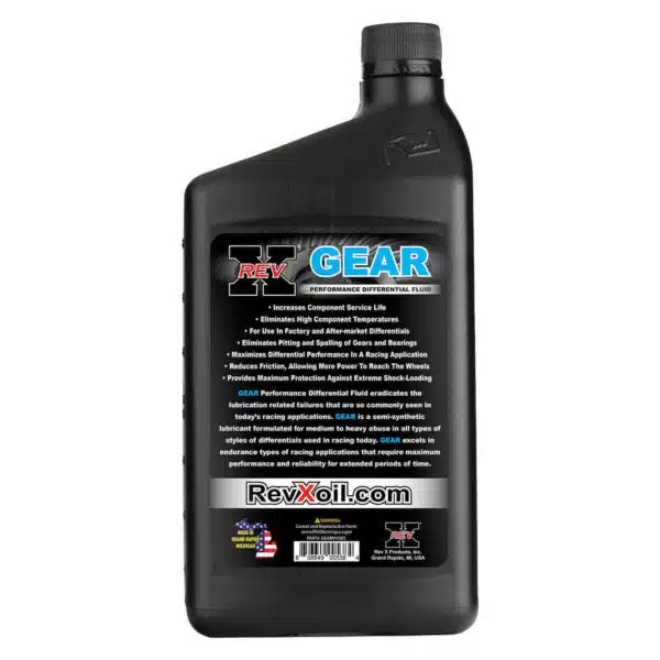 REV X 80W90 GEAR High-Performance Gear Oil – 1 qt
