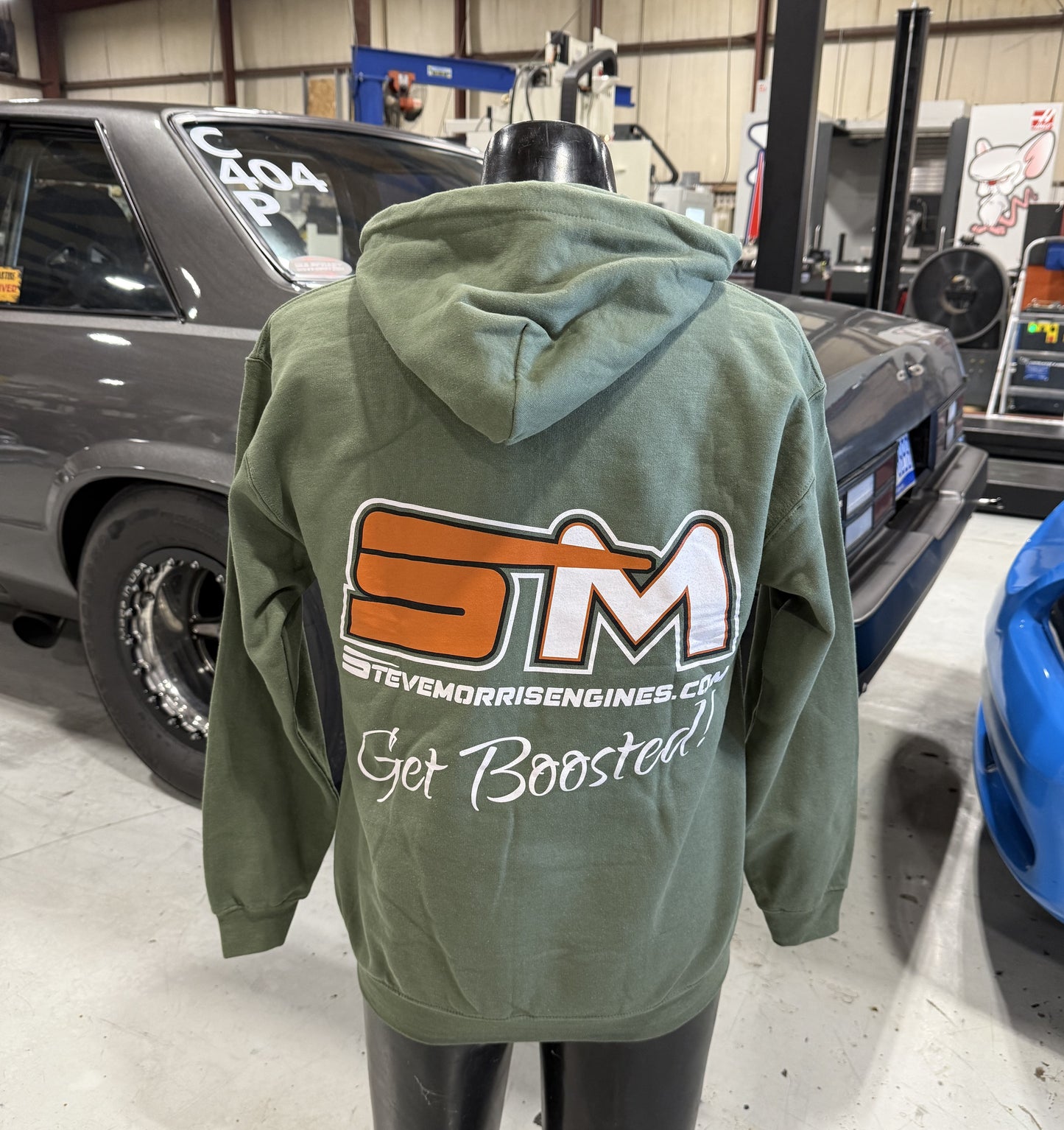 SM Logo Hoodie - Military Green