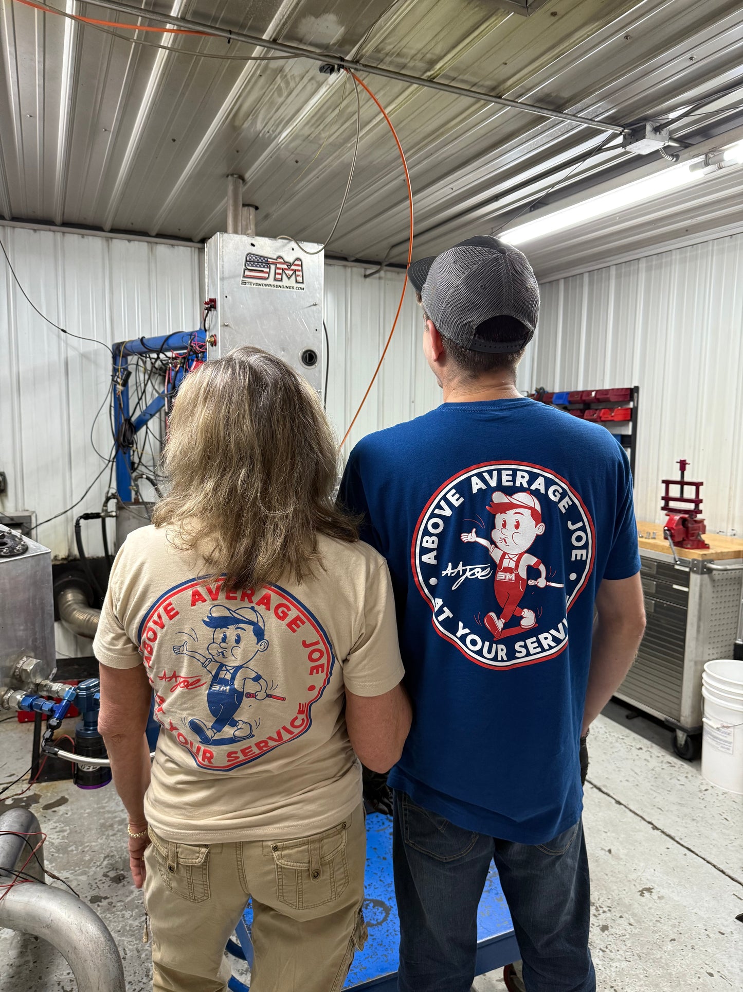 AA Joe T-Shirt - Cream or Blue