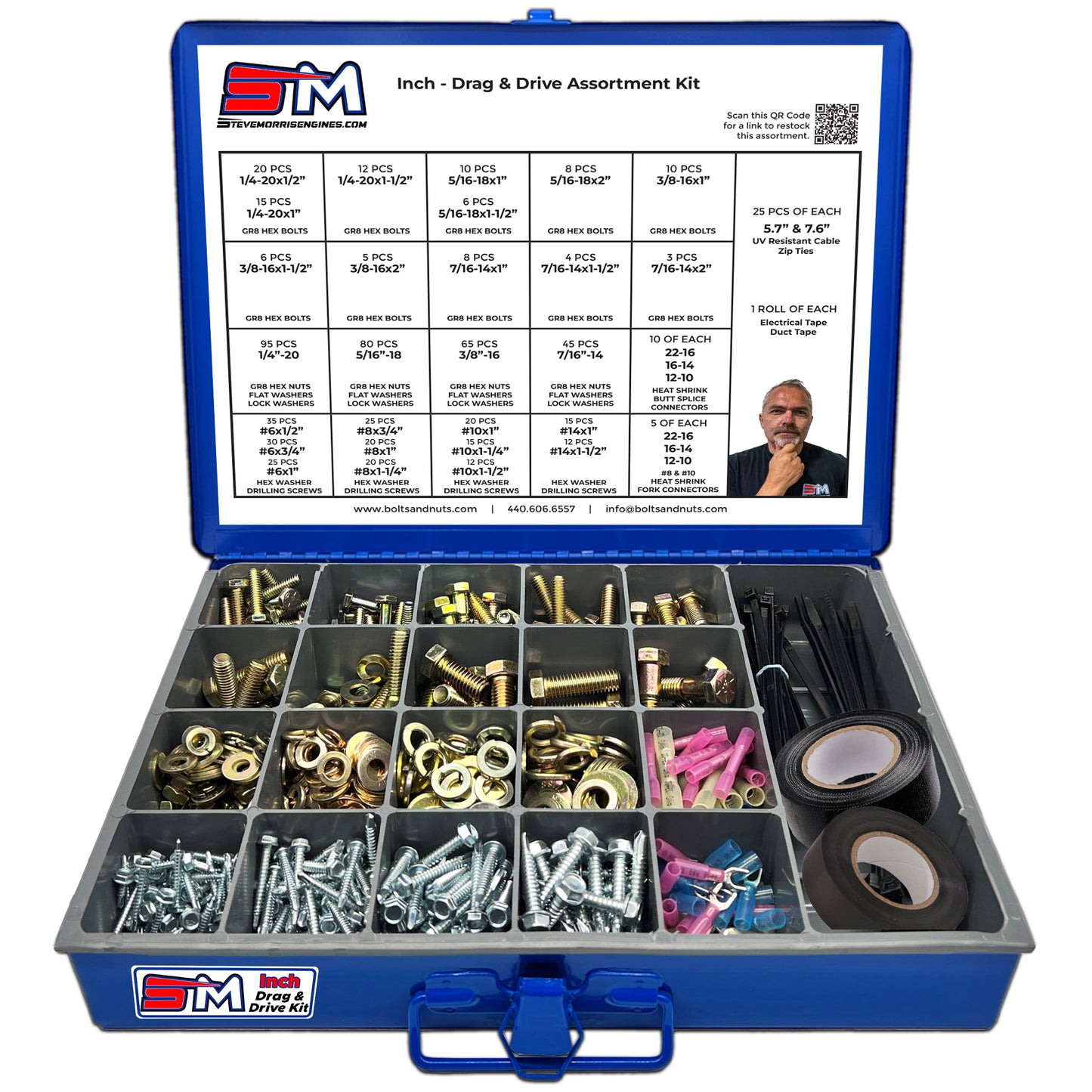 Inch Drag & Drive Assortment Kit – 734 Piece