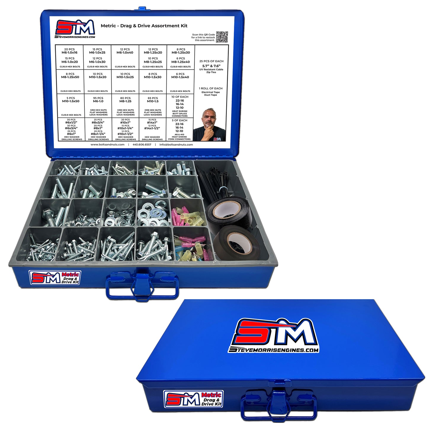 Metric Drag & Drive Assortment Kit – 734 Piece