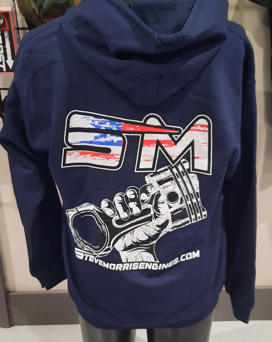 SM Zip Up Hoodie - Navy (Small & Medium Only)