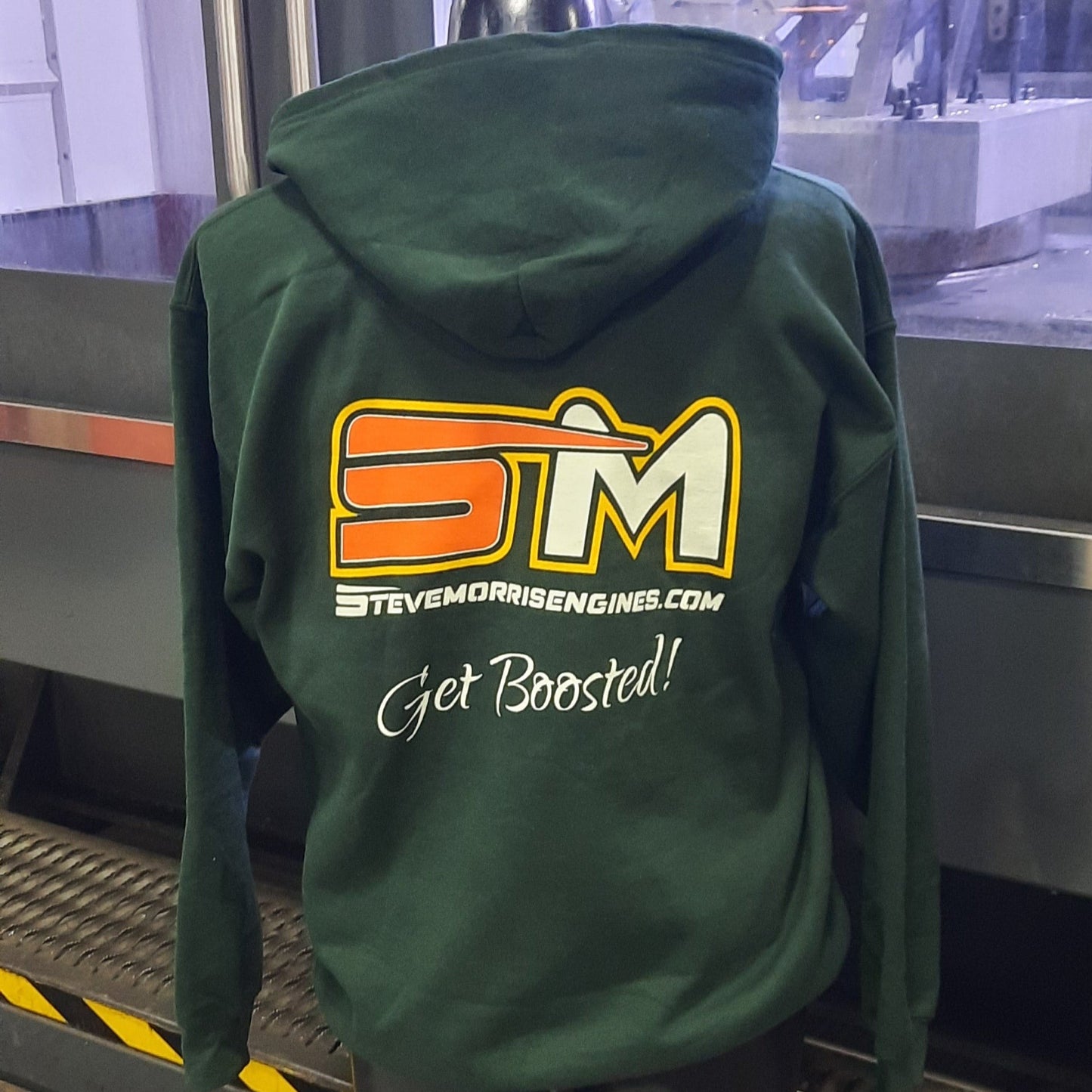 SM Logo Zip Up Hoodie - Green