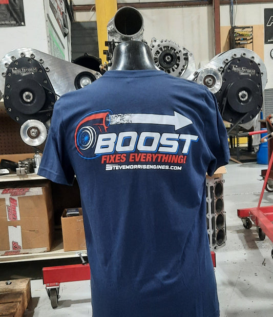 Boost Fixes Everything T-Shirt - Navy