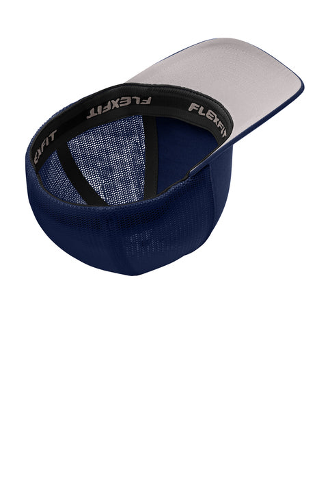 Flexfit Hat w/Silicone Logo Patch - Available in Gray and Navy