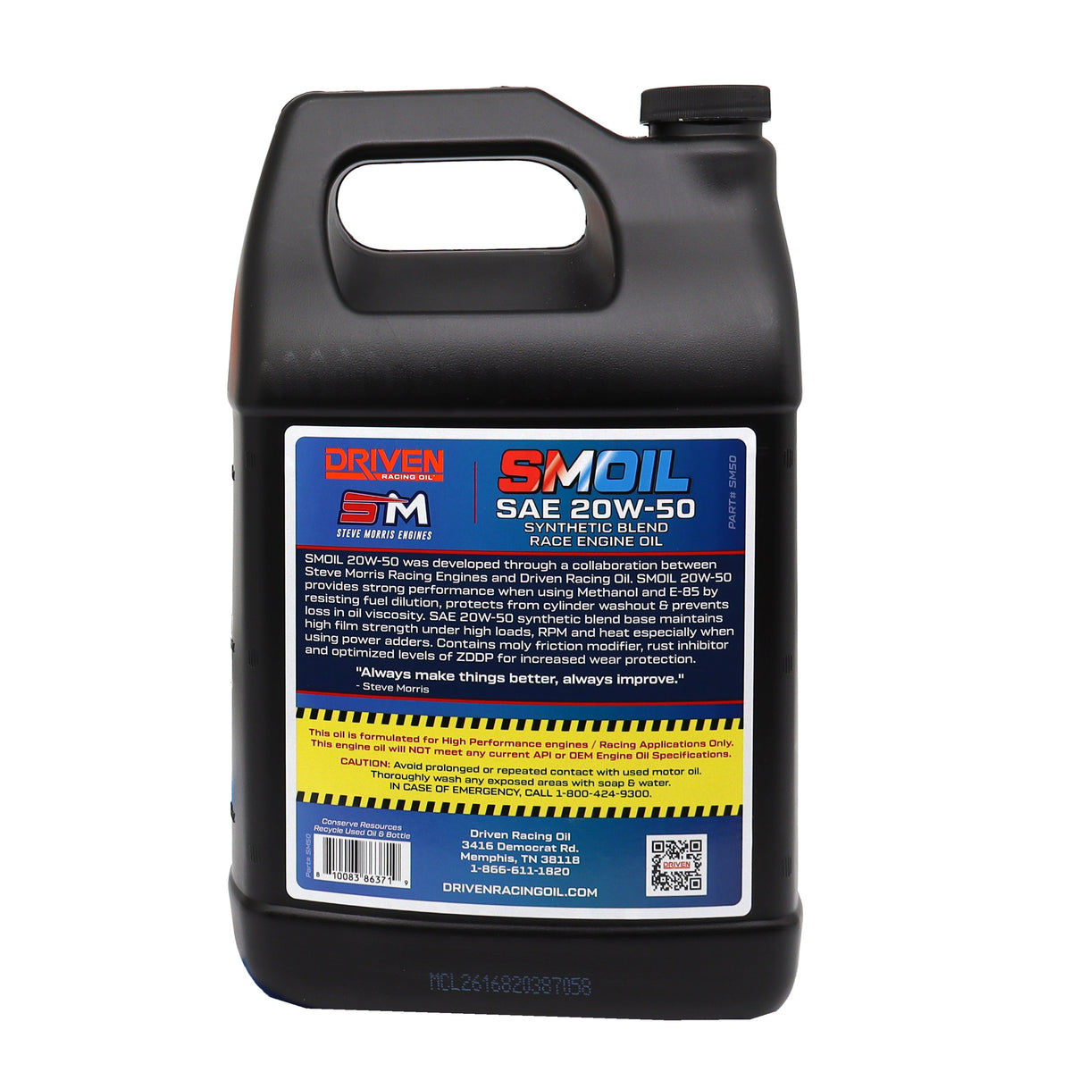 SMOIL SAE 20W-50  Synthetic Blend | Gallon