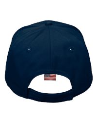 SM USA Flag Hat - Solid Back (Velcro)