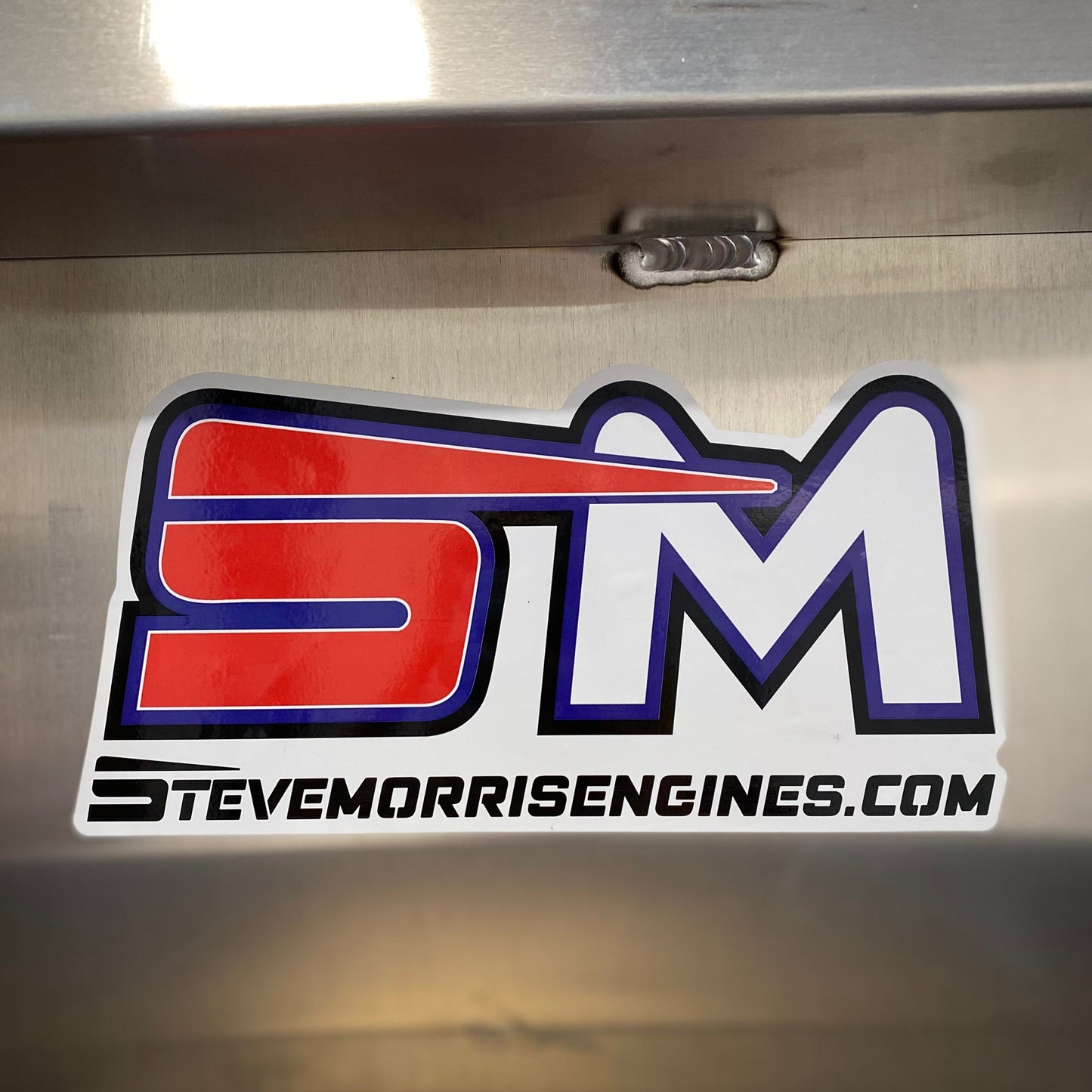 Red/White SM Logo Decal